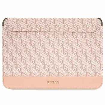 Guess GCube Stripes nešiojamojo kompiuterio dėklas 14", rožinis