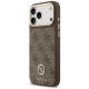 Guess iPhone 17 Pro Max dėklas 4G Strass Logo MagSafe, rudas