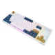 Belaidė mechaninė klaviatūra Royal Kludge RK89 RGB, Lemon switch, balta