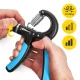 4FIZJO Adjustable Hand Grip Strengthener 10-40 kg, Black/Blue