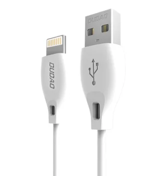 Dudao USB to Lightning Cable, 2.4A, 1m, White