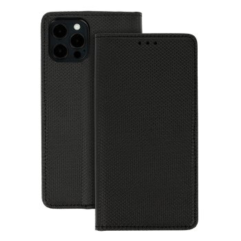 Atverčiamasis dėklas Smart Book Magnet skirtas Samsung Galaxy A35 5G, juodas