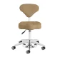 Kosmetologinė kėdė-taburetė Azzurro 156-F bump-up, smėlio spalvos