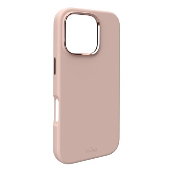 Puro Icon Mag Pro MagSafe silikoninis dėklas iPhone 16 Pro Max, smėlio spalvos