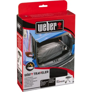 Bagažinės apsauginis uždangalas „Weber Traveler“ griliui, pilkas
