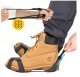 MOUNTAIN GOAT Ice Snow Traction Cleats Crampons Anti-Slip Snow Shoes Cleats for Men Women Hiking, Size L (41-44)