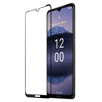 Dux Ducis 10D grūdintas apsauginis stiklas Nokia G11 Plus telefonui, 9H, juodu rėmeliu