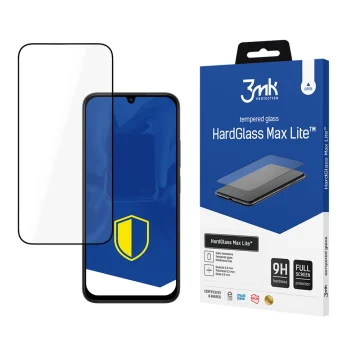 Apsauginis stiklas 3mk HardGlass Max Lite Xiaomi Redmi Note 15 Pro, juodas