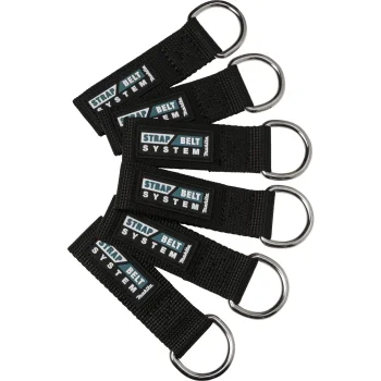 Makita E-05315 tvirtinimo kilpos įrankių diržui, 6 vnt., juodos