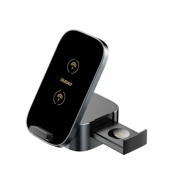 Dudao A11Pro+ 15W 3in1 belaidis indukcinis įkroviklis telefonui, laikrodžiui, juodas
