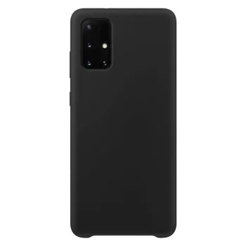 Silikoninis dėklas Samsung Galaxy A72 4G, juodas