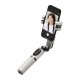 Aochuan Smart M1 Pro vaizdo stabilizatorius su RGB apšvietimu, baltas