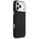 Mercedes Silicone Vintage Logo MagSafe dėklas telefonui iPhone 17 Pro Max, juodas