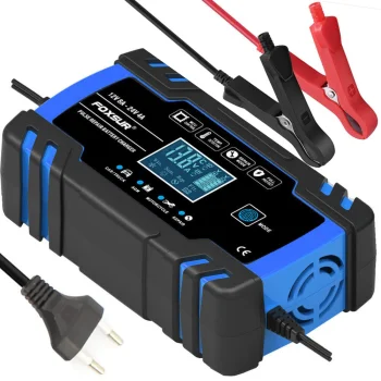 Automatinis automobilio akumuliatoriaus įkroviklis 12V 24V su taisymo funkcija