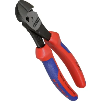 Šoninės kirpimo replės KNIPEX TwinForce 180 mm, raudonos / juodos