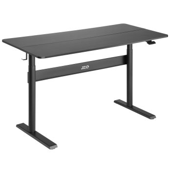 Ergonomiškas stalas Ergo Office ER-453, juodas, 140x68cm