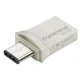 OTG USB atmintukas Transcend JetFlash 890S 128GB, USB Type-C / USB 3.1
