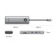 Orico PW11 9in1 USB-C prijungimo stotelė PD 100W HDMI 4K 60Hz RJ45 2.5G pilka