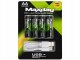 Kraunamos AA Li-Ion 1.5V 2200mWh baterijos su USB-C, 4 vnt.