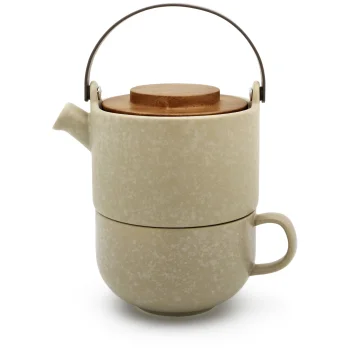 Arbatos rinkinys vienam asmeniui Bredemeijer Umea 0.5 l 142024, smėlio spalvos