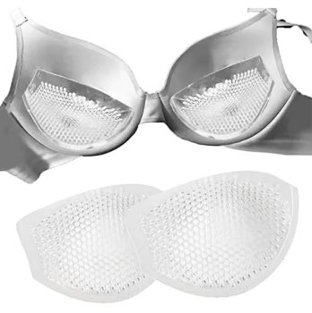 Silicone Push-Up Bra Inserts, Transparent