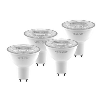 Išmanioji LED lemputė Yeelight Smart LED Bulb GU10 Dimmable, 4 vnt.