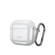 Ausinių dėklas Tech-Protect FlexAir, skirtas Apple AirPods 4, skaidrus