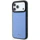 Mercedes-Benz Leather Mesh with Bow Line MagSafe dėklas iPhone 18 Pro / 17 Pro, mėlynas