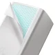 Baseus GaN2 Lite tinklo įkroviklis USB / USB Type C 65W, baltas