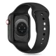 „Tech-Protect“ silikoninis dirželis „Apple Watch 4/5/6/7/8/9/SE“ (38/40/41 mm), juodas