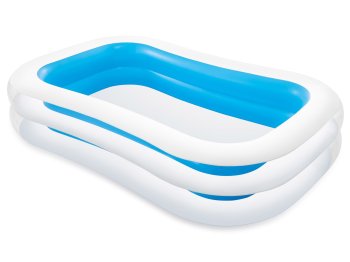 Pripučiamas baseinas Intex 56483, 262x175x56 cm, žalias