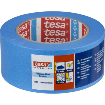 Dažymo juosta Tesa 4440 Professional lauko darbams 50 mm x 50 m, mėlyna