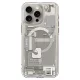 Spigen Ultra Hybrid Mag Case with MagSafe for iPhone 15 Pro Max - Natural Titanium (Zero One Pattern)