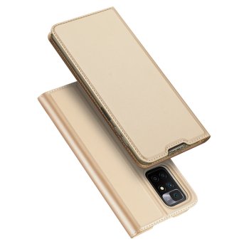 Dux Ducis Skin Pro Wallet Flip Case for Xiaomi Redmi 10 Gold