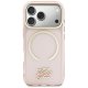 Karl Lagerfeld IML KL Script Logo MagSafe dėklas iPhone 17 Pro Max, rožinis