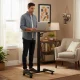 Modernhome Mobile Sit-Stand Laptop Desk with Wheels 70x48 cm