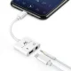 USB-C į 3.5mm audio adapteris su PD 30W Maclean MCTV-848