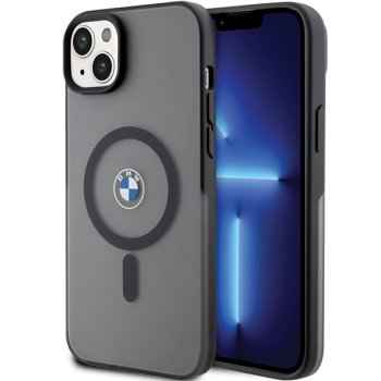 BMW Signature MagSafe dėklas iPhone 14 Plus / 15 Plus, juodas