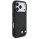 BMW M Carbon Line & Logo MagSafe dėklas skirtas iPhone 17 Pro, raudonas