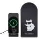 Karl Lagerfeld Choupette MagSafe belaidis įkroviklis 15W, sulankstomas 2in1, juodas