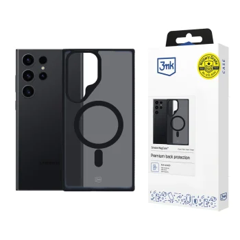3mk Smoke MagCase dėklas skirtas Samsung Galaxy S23 Ultra, pusiau skaidrus