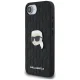 Karl Lagerfeld Monogram Karl Head Pin dėklas skirtas iPhone 16e, juodas
