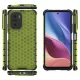 Dėklas Honeycomb su TPU rėmeliu telefonui Xiaomi Poco F3 / Redmi K40 / K40 Pro, žalias
