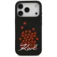 Karl Lagerfeld Silikoninis dėklas su MagSafe skirtas iPhone 17 Pro, juodas