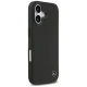 Mercedes dėklas iPhone 17 telefonui Leather Large Laurel Leave MagSafe, juodas