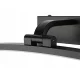 Apvalus LED sieninis šviestuvas virš veidrodžio 60 cm 10W juodas (6500K)