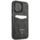 Guess 4G Triangle Logo Cardslot Case for iPhone 13 / 13 Pro, Black