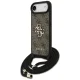 Guess dėklas iPhone Air su virvele 4G Big Logo Cord Strap Crossbody, rudas