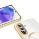 Tech-Protect MagFlex MagSafe dėklas Samsung Galaxy A27 5G, skaidrus / auksinis