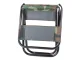 Folding Camping and Fishing Chair with Backrest, Camouflage